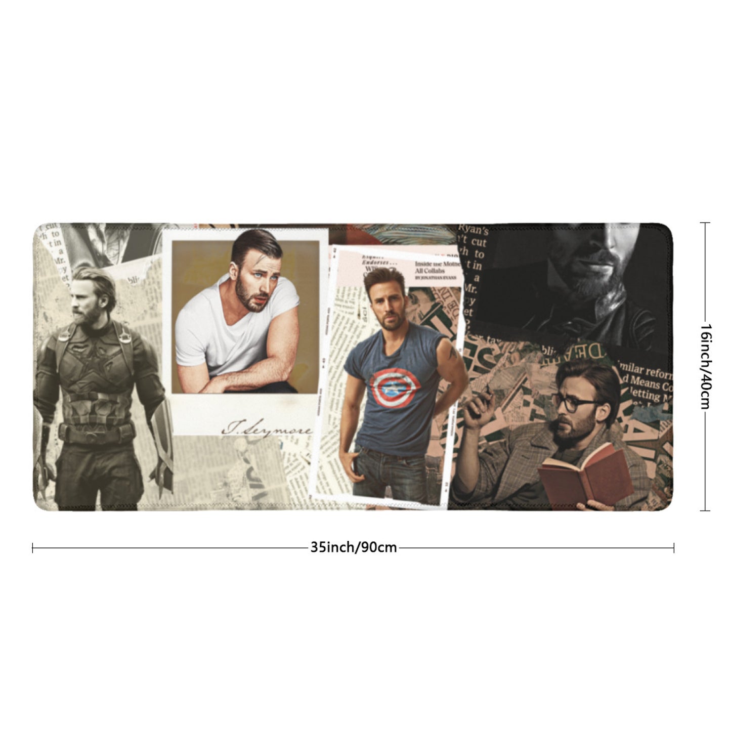 Chris Evans Mouse Pad, Chris Evans Holiday Gifts, Chris Evans Merchandise