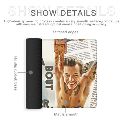 Harry Styles Mouse Pad, Harry Styles Holiday Gifts, Harry Styles Merchandise