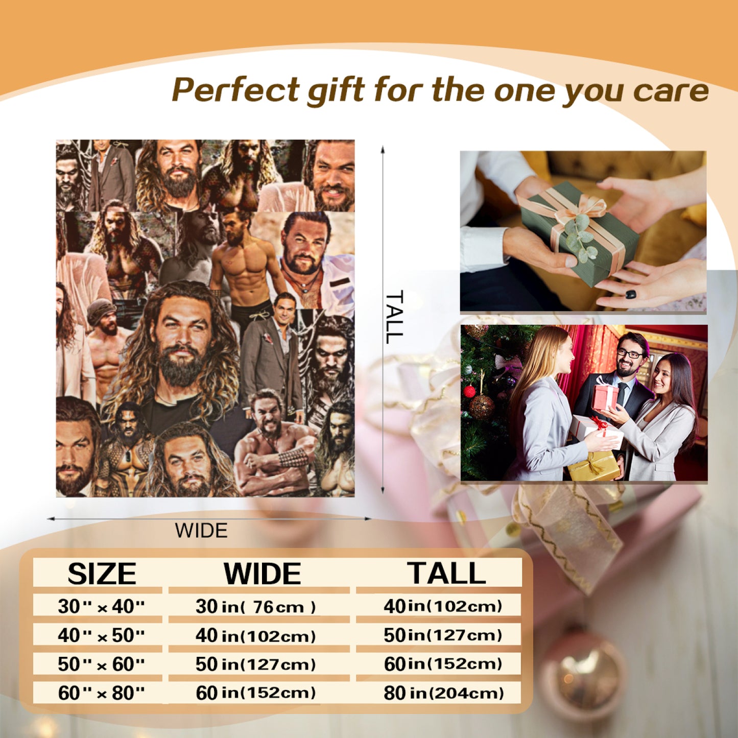 Jason Momoa Blanket, Jason Momoa Holiday Gifts, Jason Momoa Art Merch